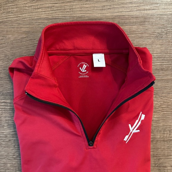 JL Racing - Performance Quarterzip - Red - Large - Picture 2 of 5